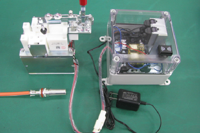 カラーセンサー付き検出治具