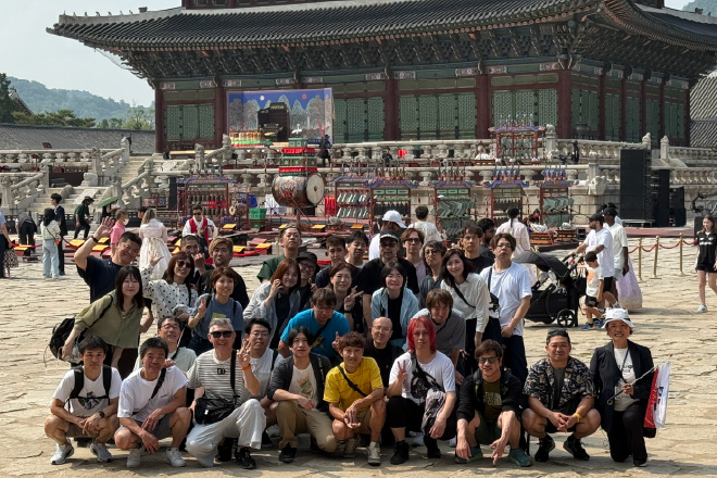 慰安旅行の写真